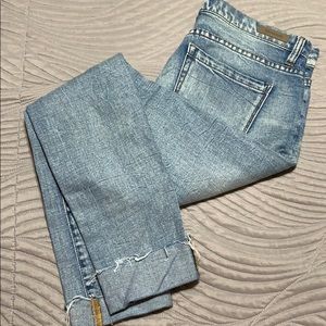 Clean light denim pants